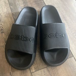 Black Bebe Slides